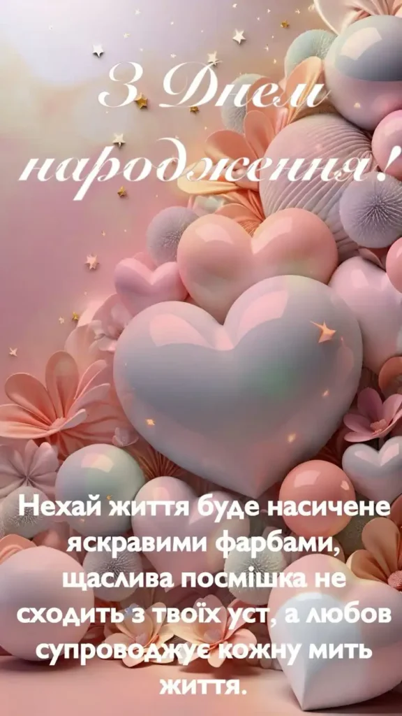 вітання з днем народження дівчинці підлітку картинки