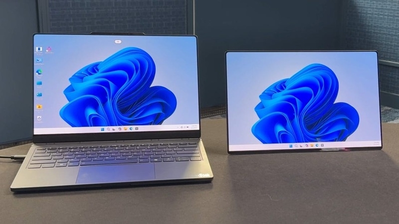 Lenovo представила ThinkBook Modular AI PC &mdash; ноутбук-трансформер з двома екранами й змінними модулями