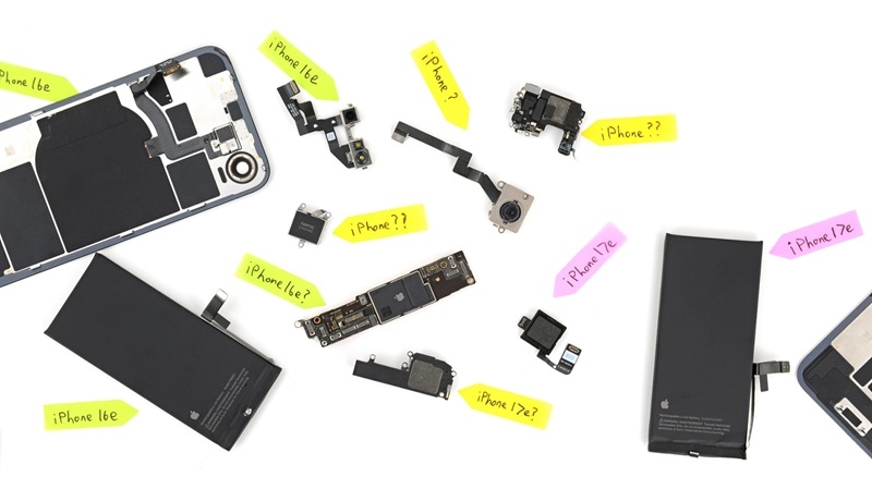 iFixit розібрали iPhone 17e &mdash; експерти похвалили ремонтопридатність новинки й знайшли прихований апґрейд для 16e