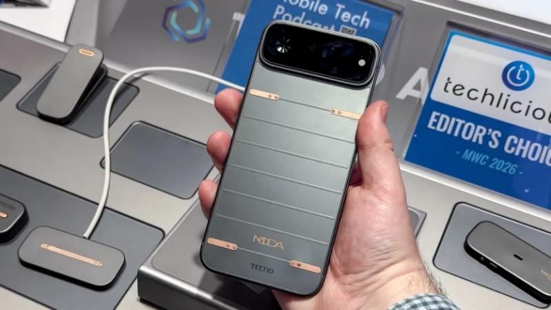 Новий модульний концепт Tecno: телефон, який "примагнічує" все, навіть оптичний об'єктив