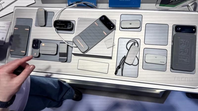 Новий модульний концепт Tecno: телефон, який "примагнічує" все, навіть оптичний об'єктив