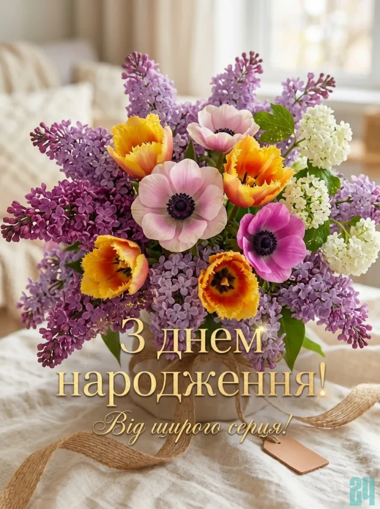 зворушливі картинки з днем народження жінці