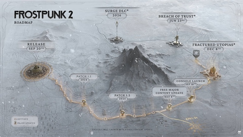 &ldquo;Пісня льоду та полум'я&rdquo;-2: автори &ldquo;морозної&rdquo; Frostpunk 2 анонсували &ldquo;вулканічне&rdquo; доповнення Breach of Trust