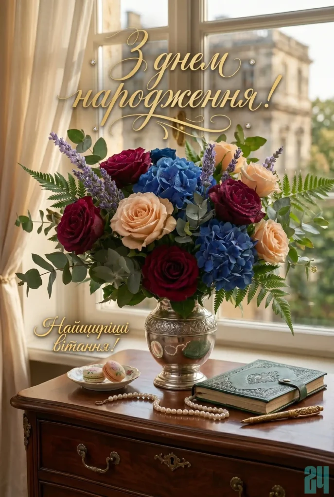 вишукані листівки з днем народження жінці