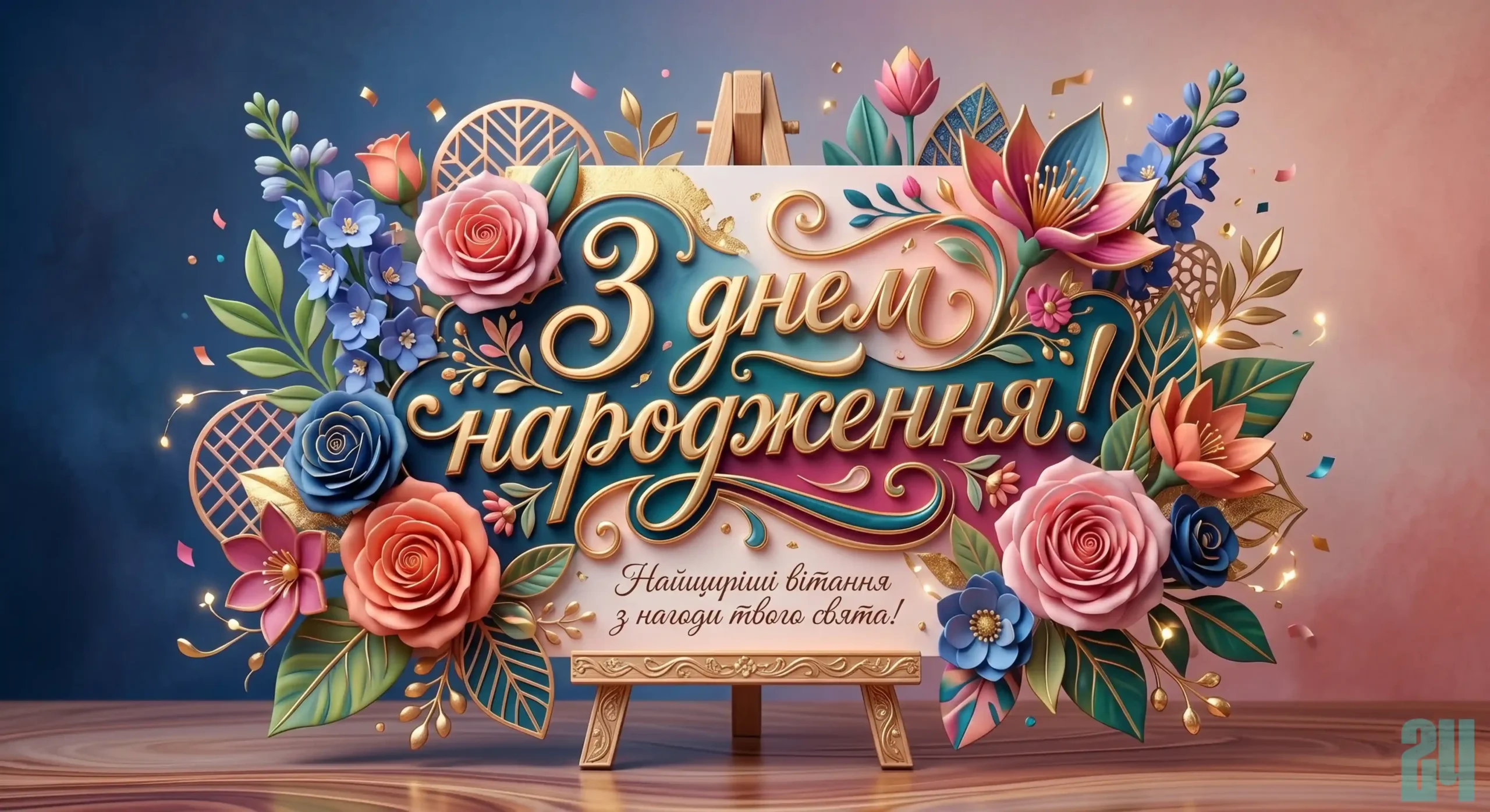Нові красиві картинки з Днем народження жінці