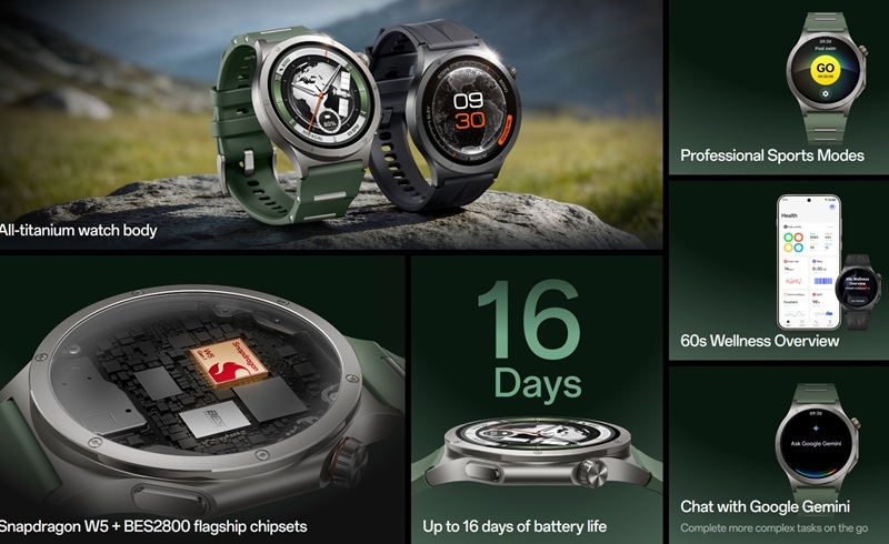 Представлені OnePlus Watch 4 &mdash; титанічні смарт-годинники з глибокою інтеграцією Gemini, яскравим OLED-екраном і відмінною автономністю