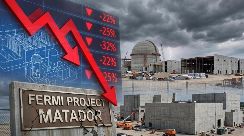 Ядерна енергія для ШІ: чому проєкт Matador втрачає керівництво та довіру ринку