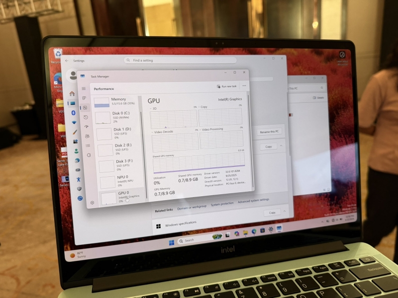 Intel готує відповідь MacBook Neo: засвітився перший ноутбук з Wildcat Lake