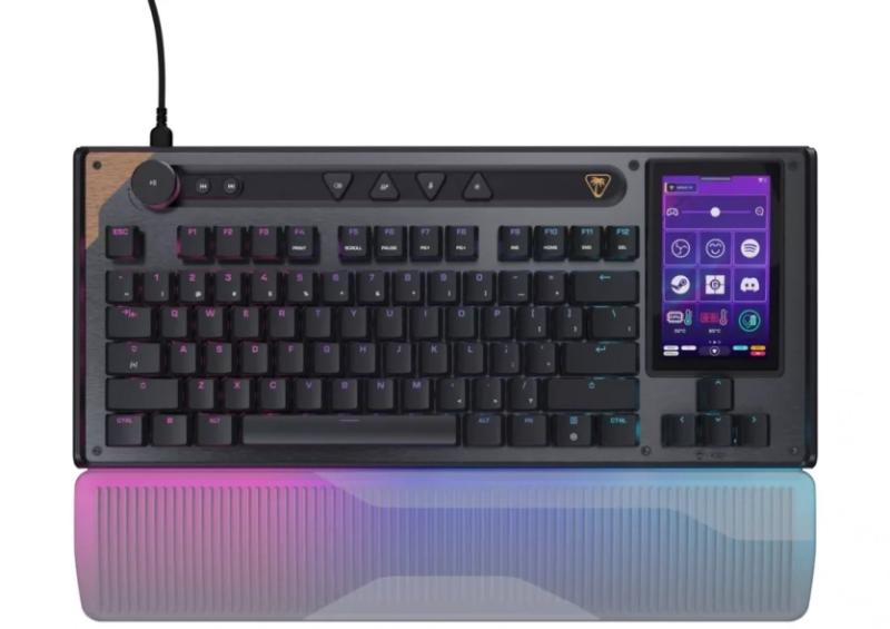 Turtle Beach Command Series KB7 KB5 MC7: тачскрин, Hall Effect і 8K polling для стримерів