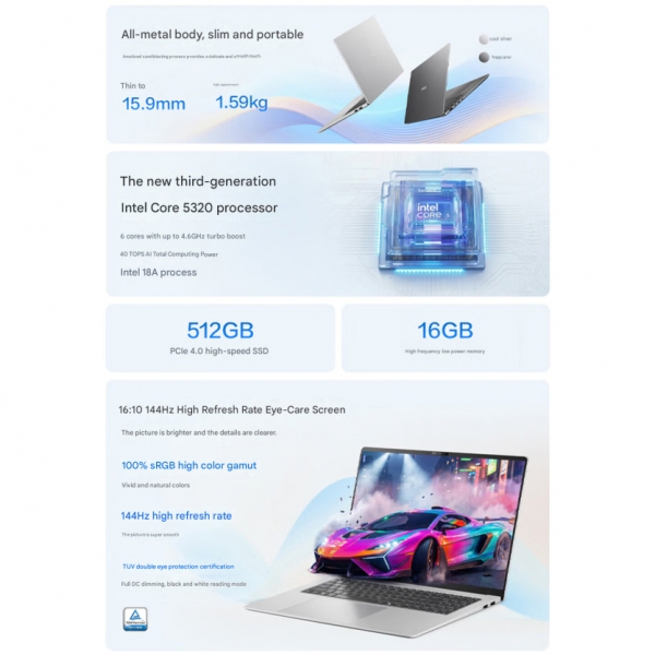 ASUS Vivobook 16SE кидає виклик MacBook Neo новим 144 Гц дисплеєм і ціною від $675