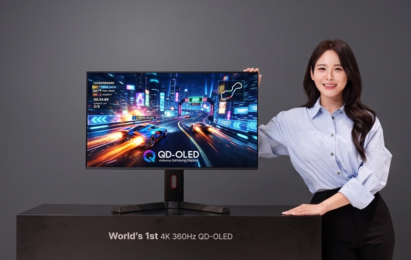 Samsung розвиває QD-OLED-монітори: скоро компанія представить перший у світі з частотою оновлення 360 Гц при роздільній здатності 4K