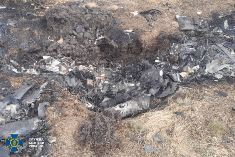 На Чернігівщині виявили підвищену радіацію на уламках російського дрона