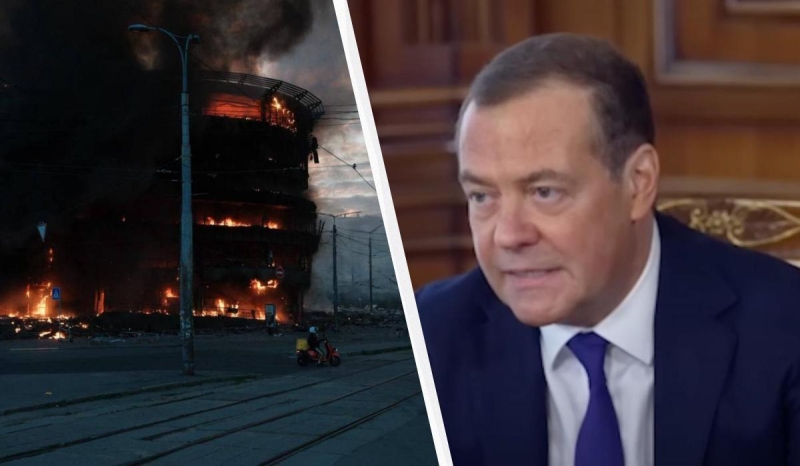"Нехай горить синім полум'ям": Медведєв "вибухнув" цинічною заявою про масований удар РФ