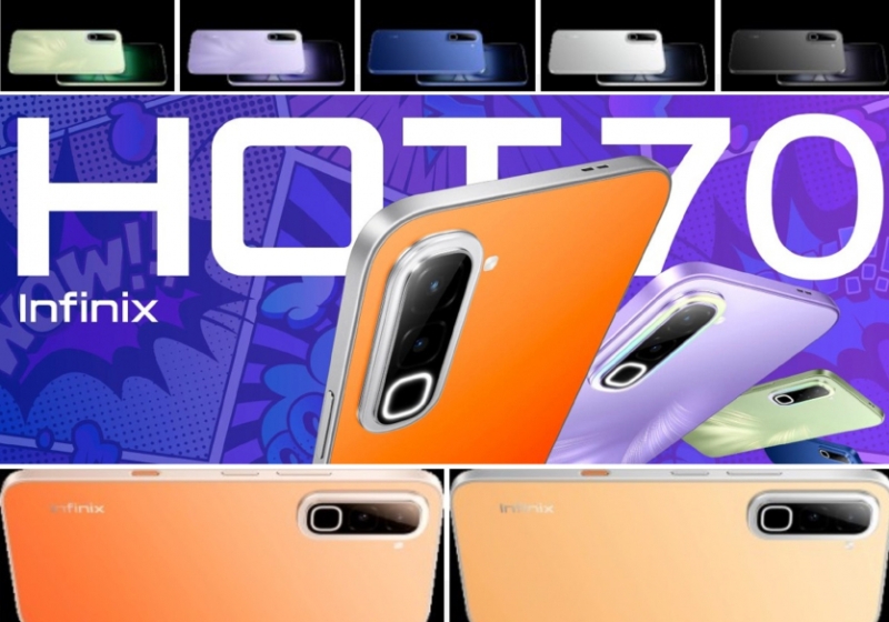 Смартфон, який &ldquo;горить&rdquo;: Infinix Hot 70 дивує фарбою, що змінює колір від температури