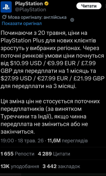 Sony підвищує ціни на PlayStation Plus Essential, але не для всіх: третє подорожчання за рік