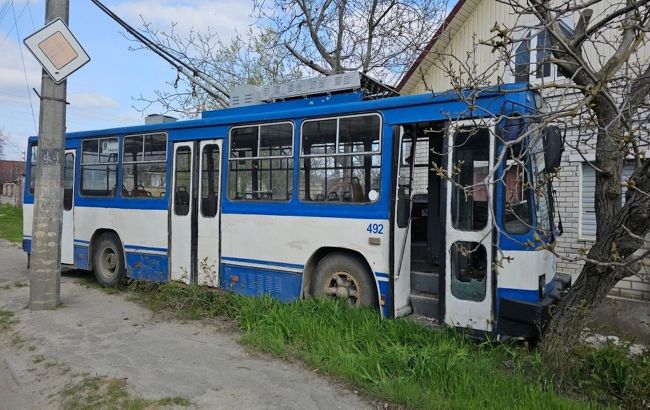У Херсоні зупинили тролейбуси через небезпеку