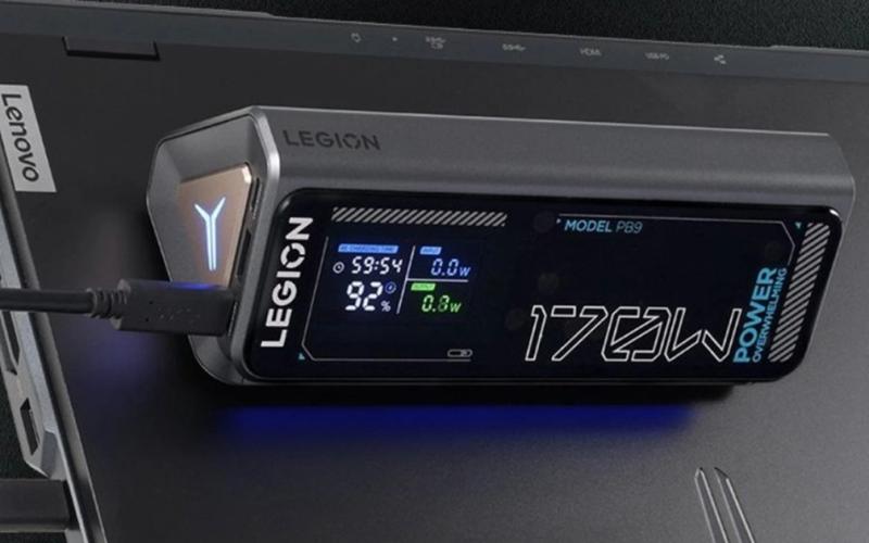 З таким помічником ігровий ноутбук протримається довго: Lenovo представила футуристичний пауэрбанк Legion PB9 потужністю 170 Вт і ємністю 24 000 мАг