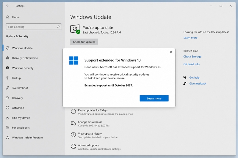 Microsoft несподівано продовжила підтримку Windows 10 ще на рік: перехід на Windows 11 можна відкласти