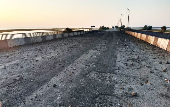 Чонгарський міст повністю виведений з ладу після повторного удару дронами