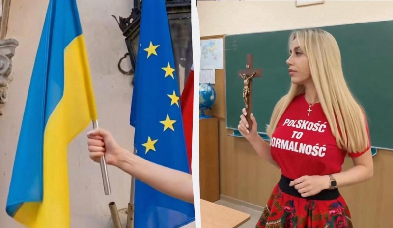 Кандидатка на посаду мера Кракова викинула прапор України у смітник (відео)