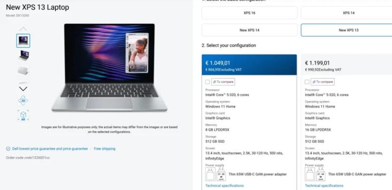 Конкурент MacBook Neo від Dell подорожчав в Європі до понад $1000