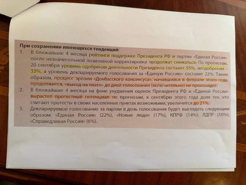 Невдоволення росіян зростає: Зеленський показав документи, які потрапляють на стіл Путіну