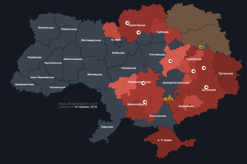"Шахеди" один за одним летять на Київ. "Флеш" звітує про успішне перехоплення
