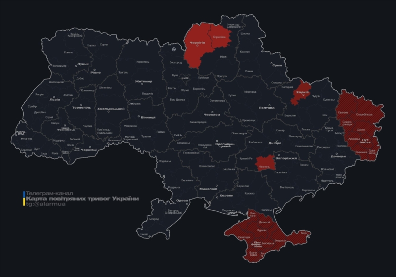 У Чернігові пролунали вибухи, місто масовано атакували дрони