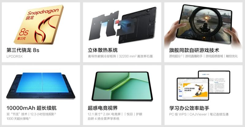 iQOO представила планшет Pad 5C: чип Snapdragon 8s Gen 3, екран 144 Гц і батарея на 10 000 мАг