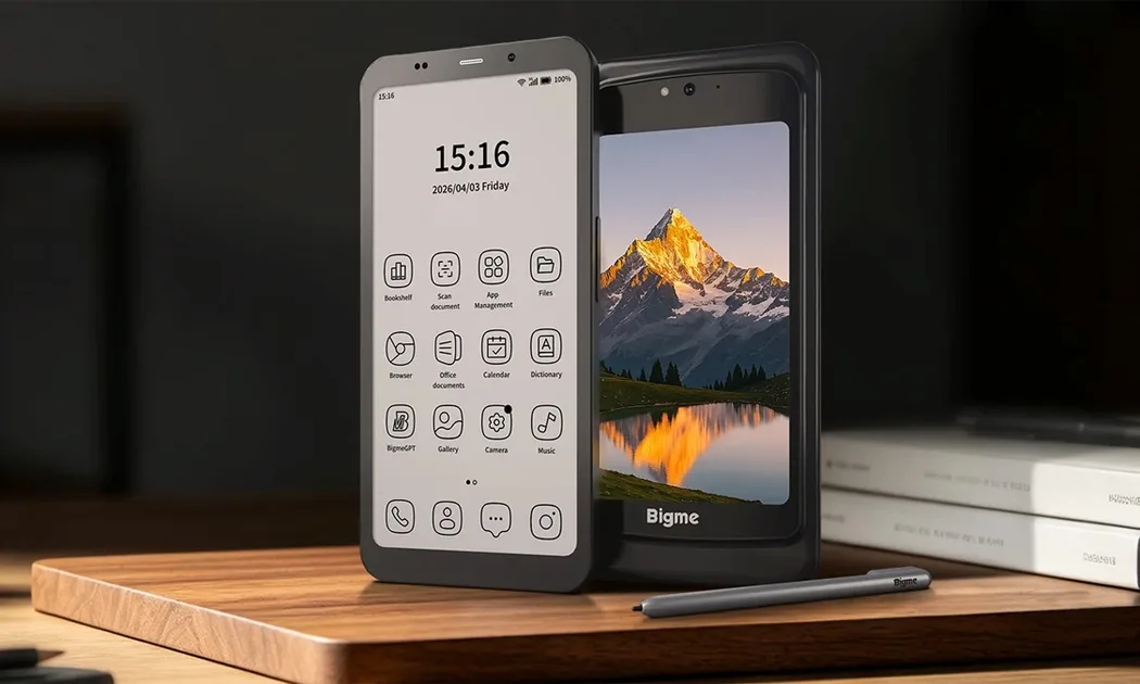 Bigme Hibreak Dual 2: смартфон із двома екранами для читання та відео вийшов на Kickstarter