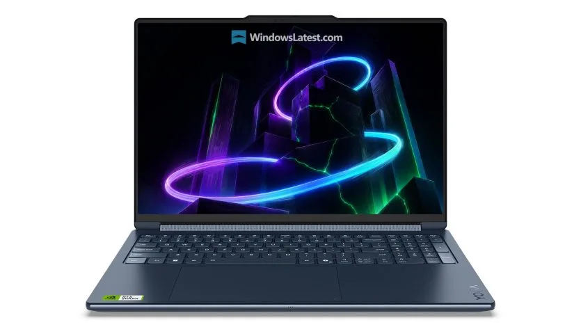 Екран та порти підключення ноутбука NVIDIA RTX Spark