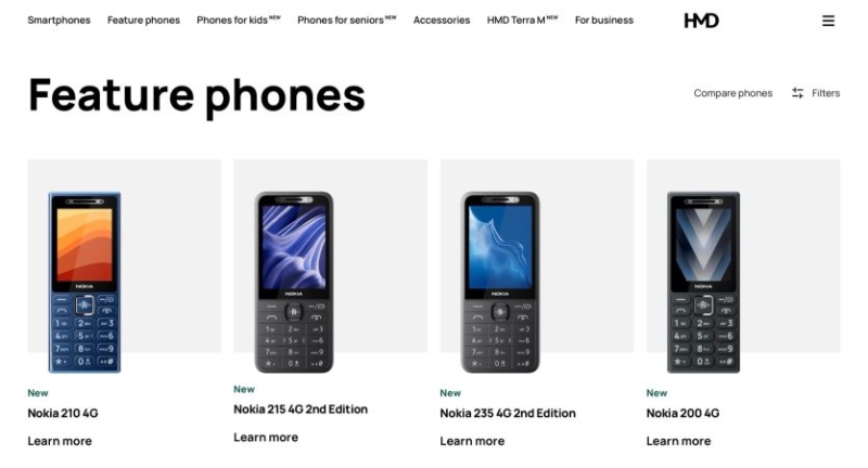 HMD повертає кнопкові моделі Nokia й додає ШІ