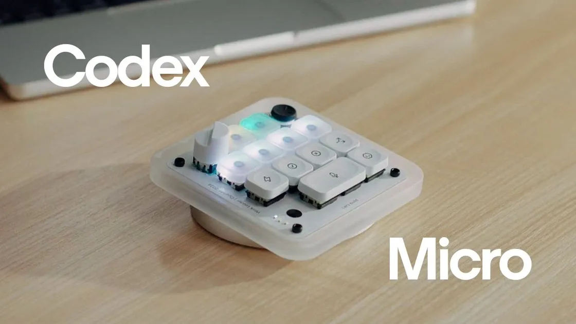 OpenAI Codex Micro: спеціалізована клавіатура для розробників з AI-керуванням