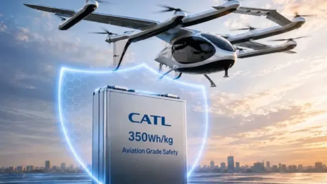 CATL випустить авіаційну батарею рекордної щільності для перших eVTOL