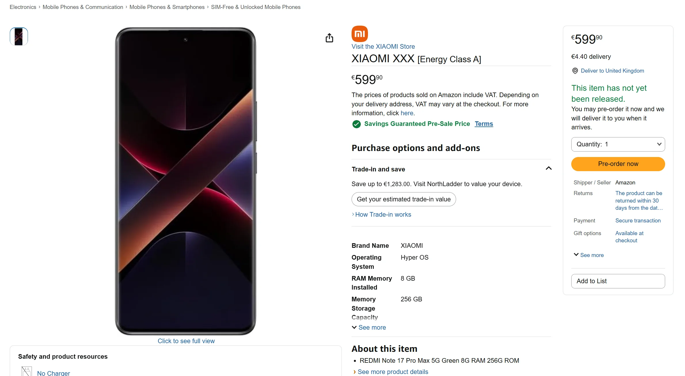 Батарея 9210 мА·год в пристрої Xiaomi