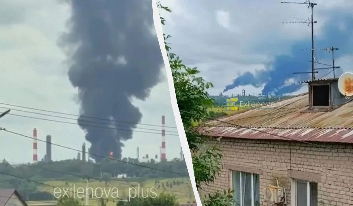 Масований удар дронами по нафтопереробному заводу в Уфі: пожежа у Башкортостані
