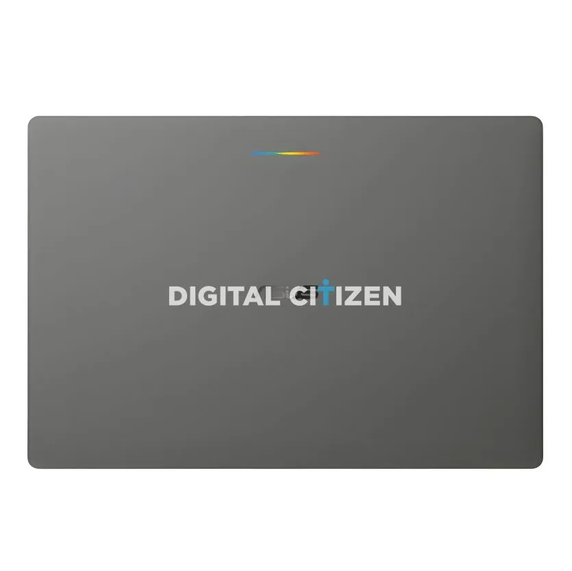 Дизайн ASUS Googlebook із характерною Glowbar Google