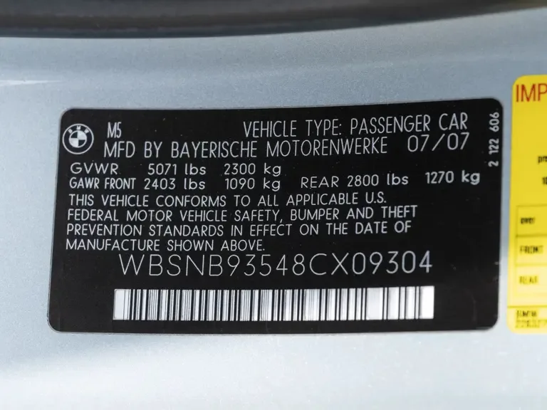 Панель приладів легендарного BMW M5 E60