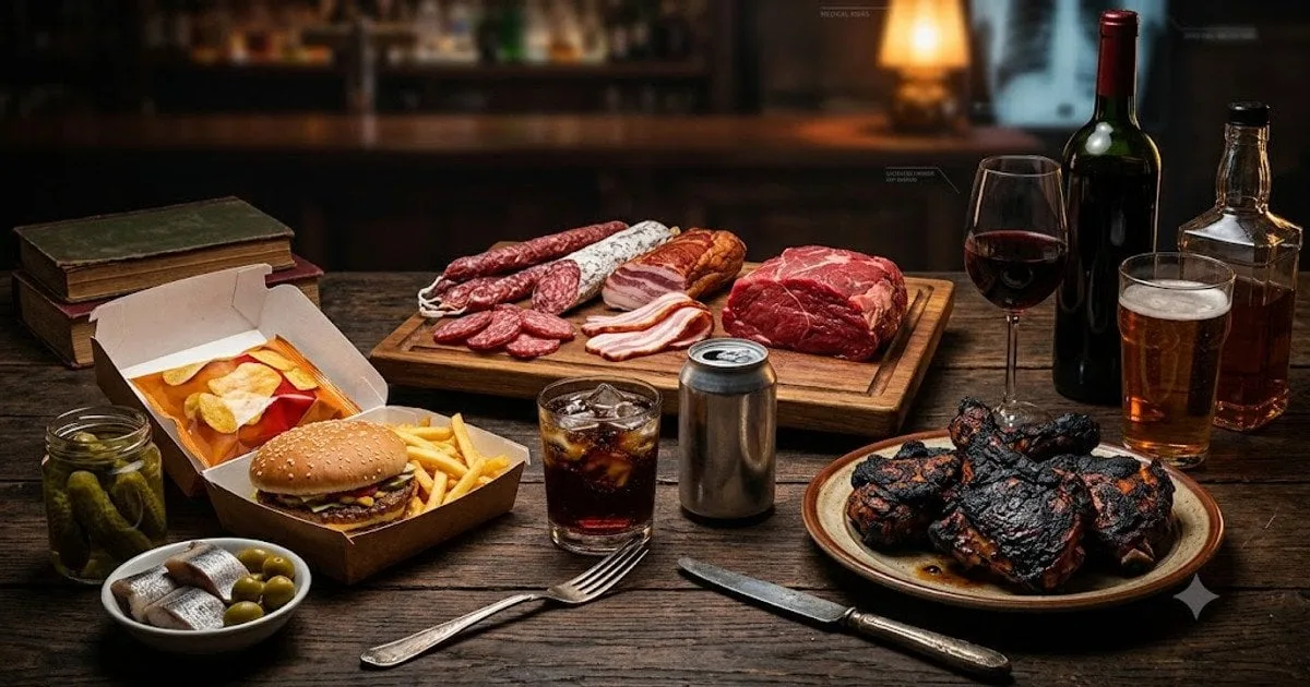 7 продуктів, які медики пов’язують із підвищеним ризиком раку: що варто знати