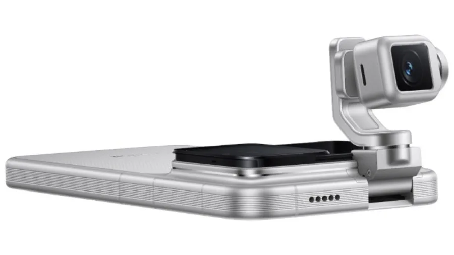 Robot Phone у сірому та сріблястому кольорах