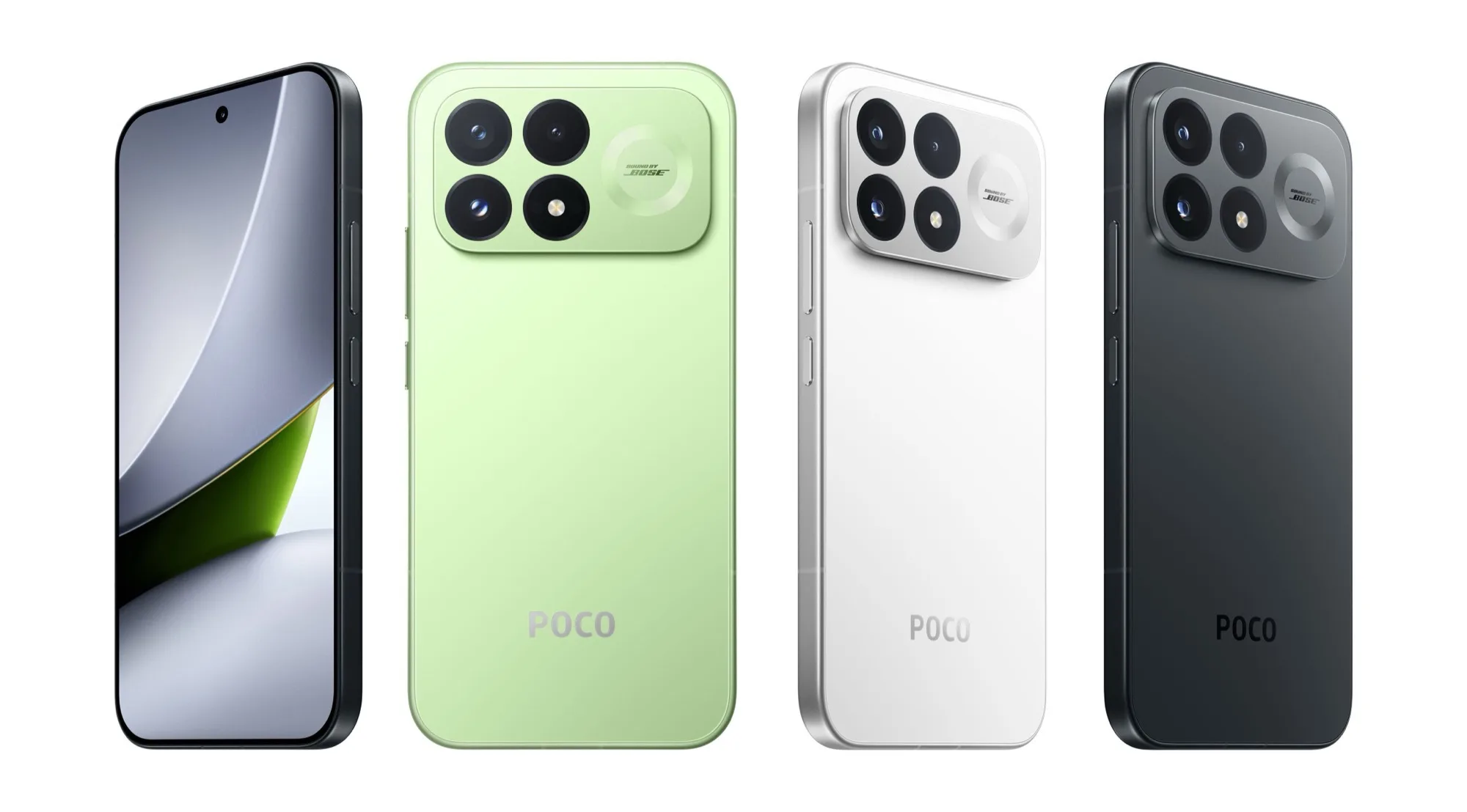 Задня панель камер Poco F9 Ultra з логотипом Bose