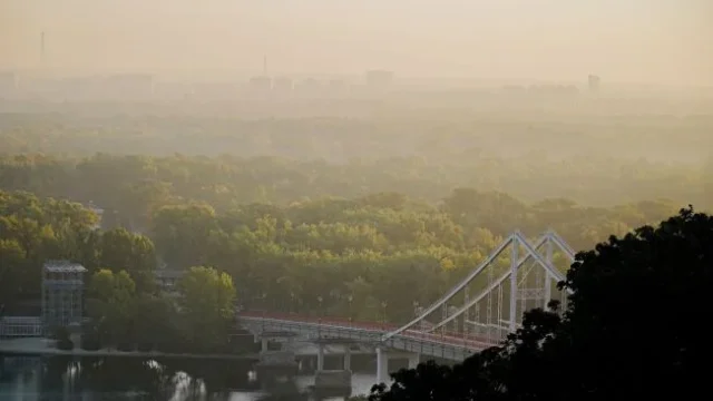 Якість повітря на Київщині: Борисполь у найгіршій ситуації через пожежі