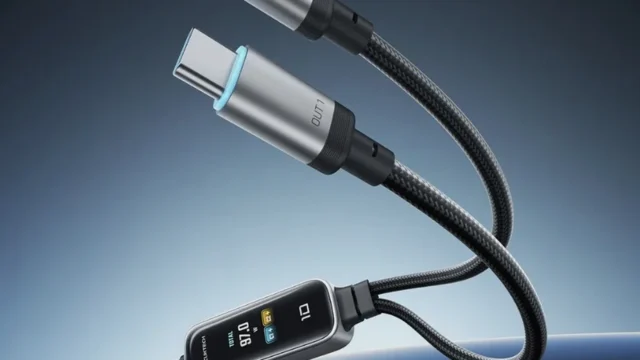 Cuktech Ultra 10: розумний кабель із дисплеєм і власним процесором