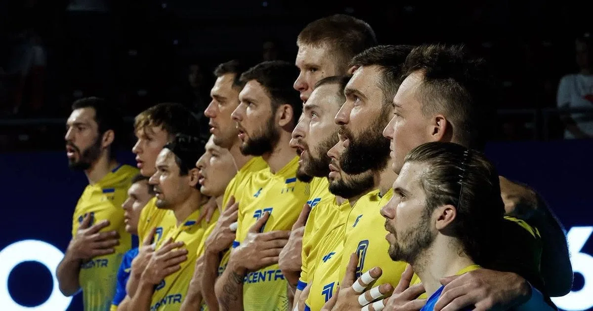 Гравці чоловічої збірної України готуються до матчу