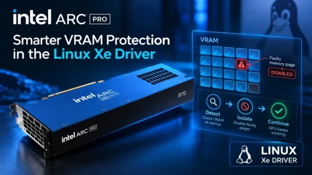 Intel розробляє механізм ізоляції пошкоджених ділянок VRAM у драйверах Xe для Linux