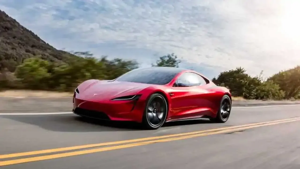 Логотип Tesla та SpaceX на офіційному банері