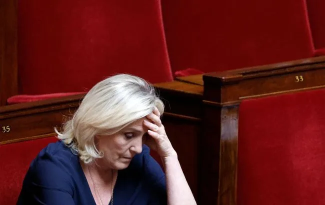 Марін Ле Пен виступає на політичному заході