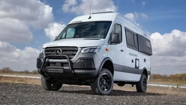 Vansports перетворює Mercedes-Benz Sprinter на позашляховика: броня та стиль для кемпера