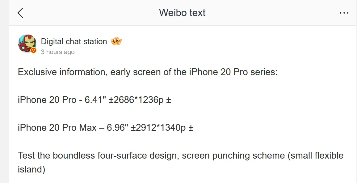 Порівняння розмірів екранів Apple смартфонів