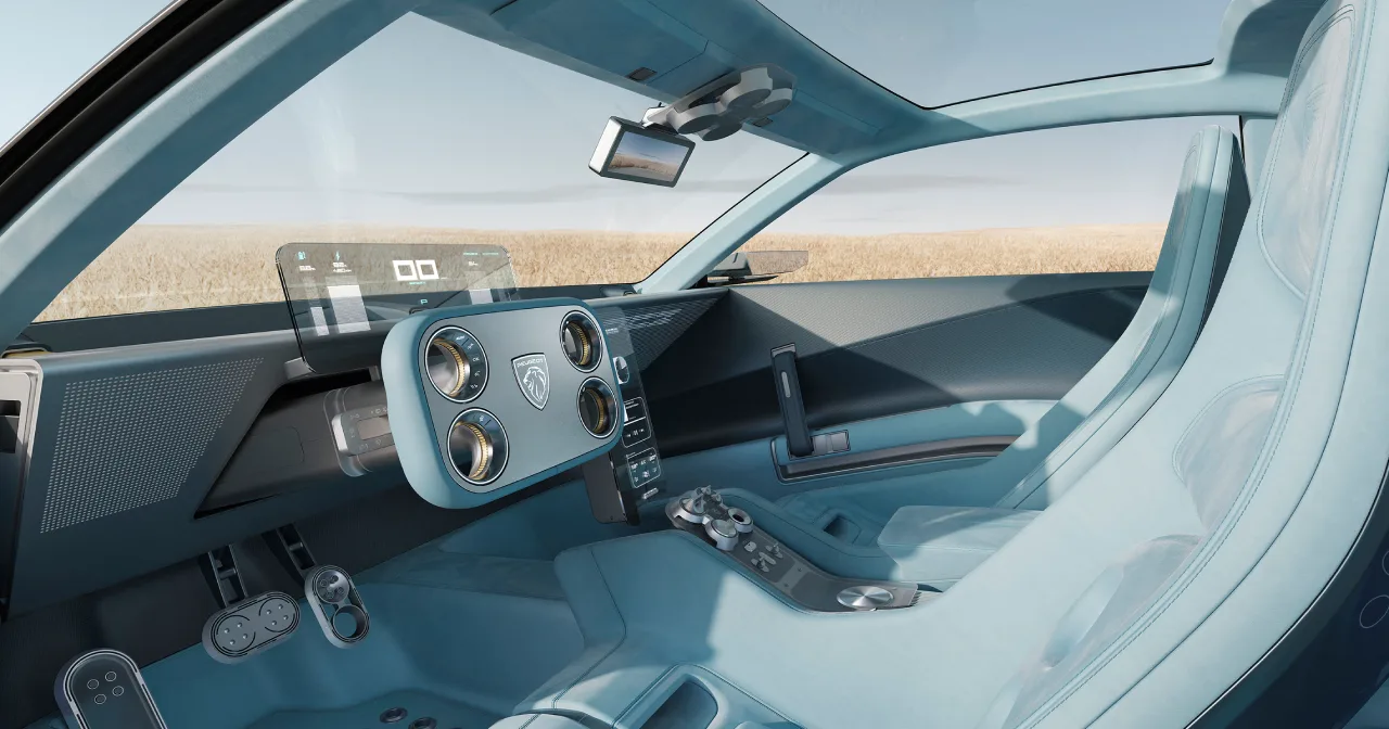 Дизайн купе RCZ Vision з подвійним вигином даху